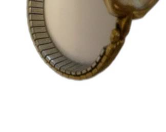 La Salle Vintage Women's Gold-Tone Stretch Band Watch
