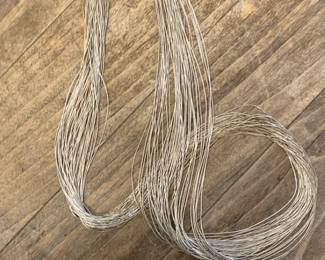 Liquid Silver Necklace 