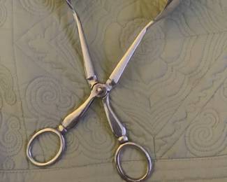 Leonard Vintage Silver Salad Tongs