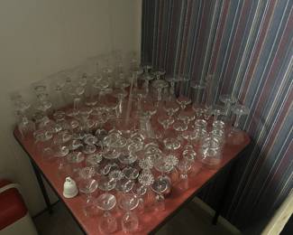 Vintage glassware