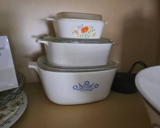 Corningware pieces