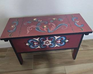 Smaller painted chest