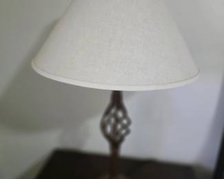 End table with table light