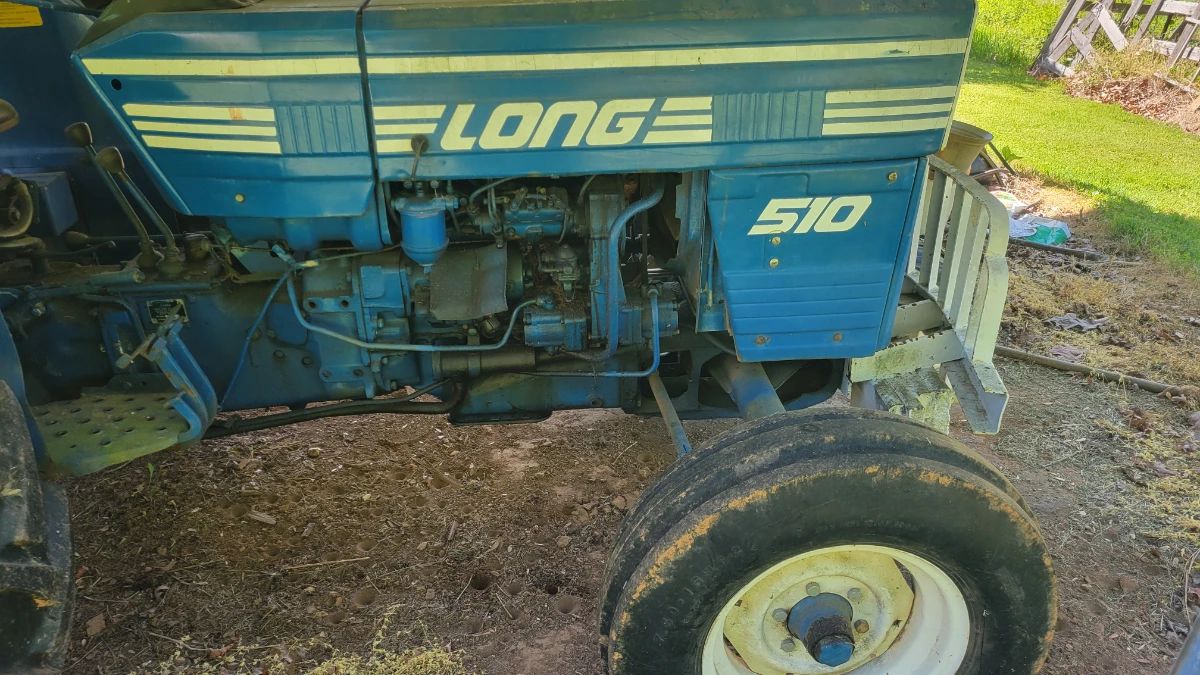 Tractor and attachments for sale before estate sale