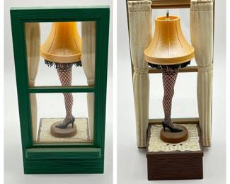 A Christmas Story Lamp in window