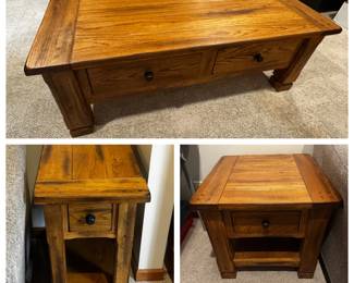 Coffee table/2 end tables