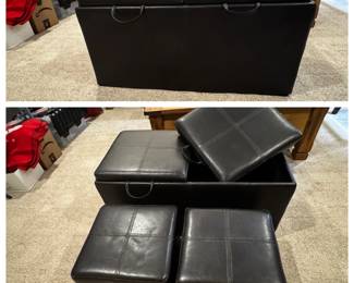 Bench/footstools or extra seating