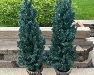 Christmas topiary trees