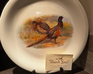 Pheasants Forever plate