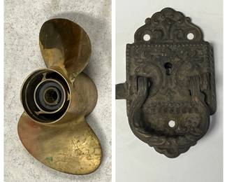 Antique propeller and lock