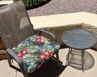 PATIO TABLE AND CHAIR - 2ND SET AVAILABLE TOO