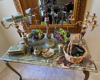 Vintage Marble Table 