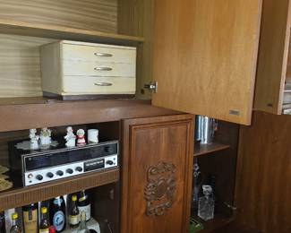 *Available for Pre-Sale* Vintage Wall Unit with Bar/Storage