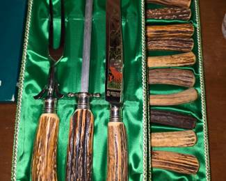 Carved Knife Set