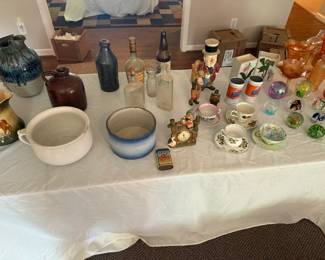 Pottery, Saltglaze, Old Bottles