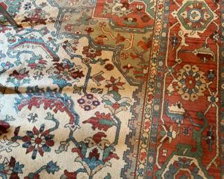 Perhawar Pakistan Cream, Rust rugs