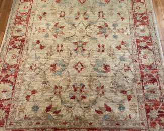 Perhawar Pakistan Cream, Rust rug
