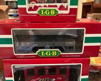 LGB Lehman's Gross Bahn G-Scale Christmas Train Cars