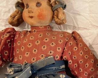 Margaret Meng Puppe? wood faced doll