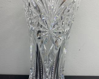 Tall Vincennes pattern J.G. Durand Crystal Vase.
