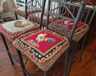 Amini’s Iron bar stools