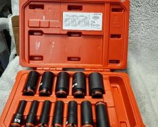 12PC 49-66-7006 for Milwaukee Impact Duty 3/8" Drive SAE 6 Point Socket