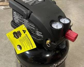 Husky 3 Gal. 120 PSI Portable Electric Oil-Free Light Duty Pancake Air Compressor