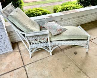 Wicker Chaise