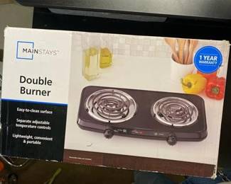 Mainstays Double Burner