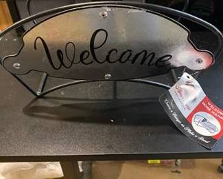 125 ft. Black Steel Galvanized Welcome Hose Hanger
