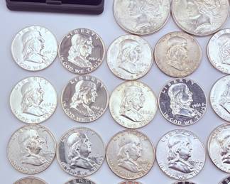 Uncirculated, Circulated and Proof Silver Franklins 