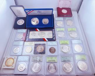 Graded Morgan Silver Dollars - Carson City