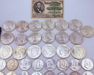 Silver Peace Dollars 