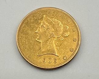 1906-S $10 Gold Liberty Coin