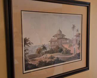 Hall of pillars at Allahabad - Thomas Daniel