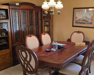 Table with a hutch.....  All yours