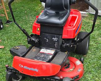 Simplicity Axion 21 Zero Turn Mower