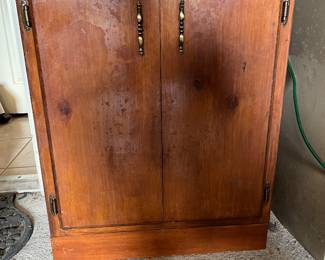Solid Wood Storage Cabinet  