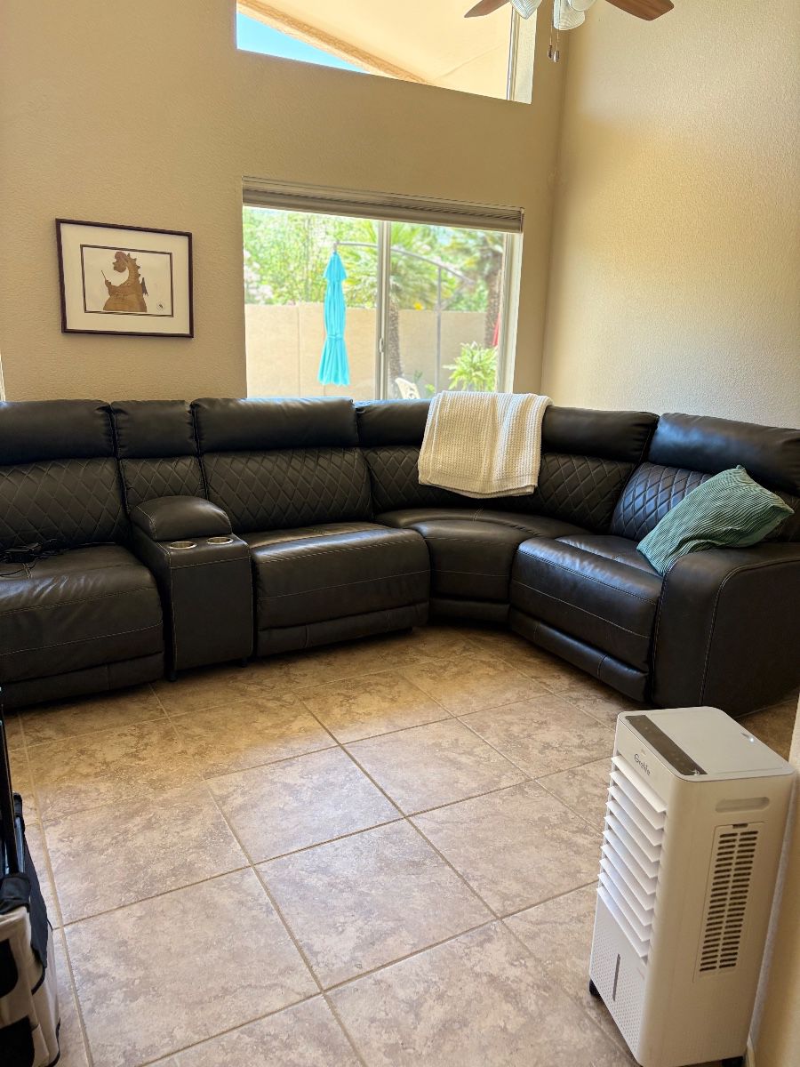 Leather Sectional Couch