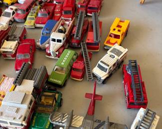 Large Vintage & Antique Fire Truck & Accessory Collection