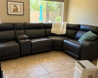 Leather Sectional Couch