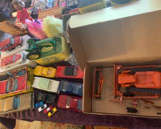 Collection of Toy Cars and Trucks