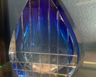  Baccarat Crystal "Neptune" Flower Vase 