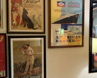 Vintage European Travel and Marketing Posters