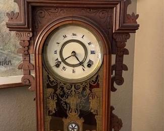 Welch Erminie Black Walnut Mantel Clock