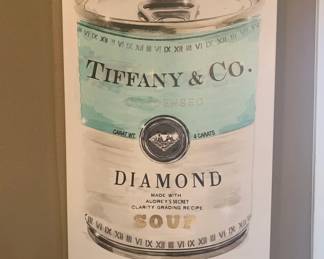 Oliver Gal Tiffany & Co. "Diamond" Soup Giclee