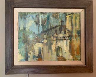 M. Grapton Dulany Oil on Board