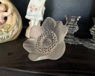 Lalique Crystal Poppy