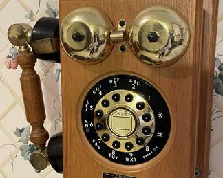 Vintage wall telephone