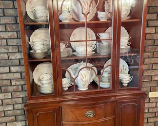 Mahogany china cabinet